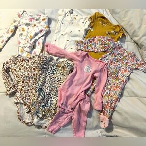 Carter's Preemie Girl Lot